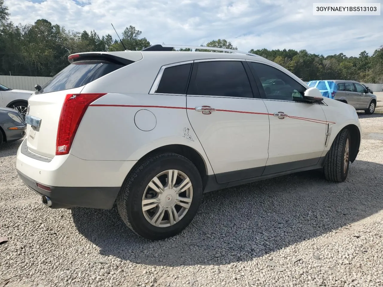 3GYFNAEY1BS513103 2011 Cadillac Srx Luxury Collection