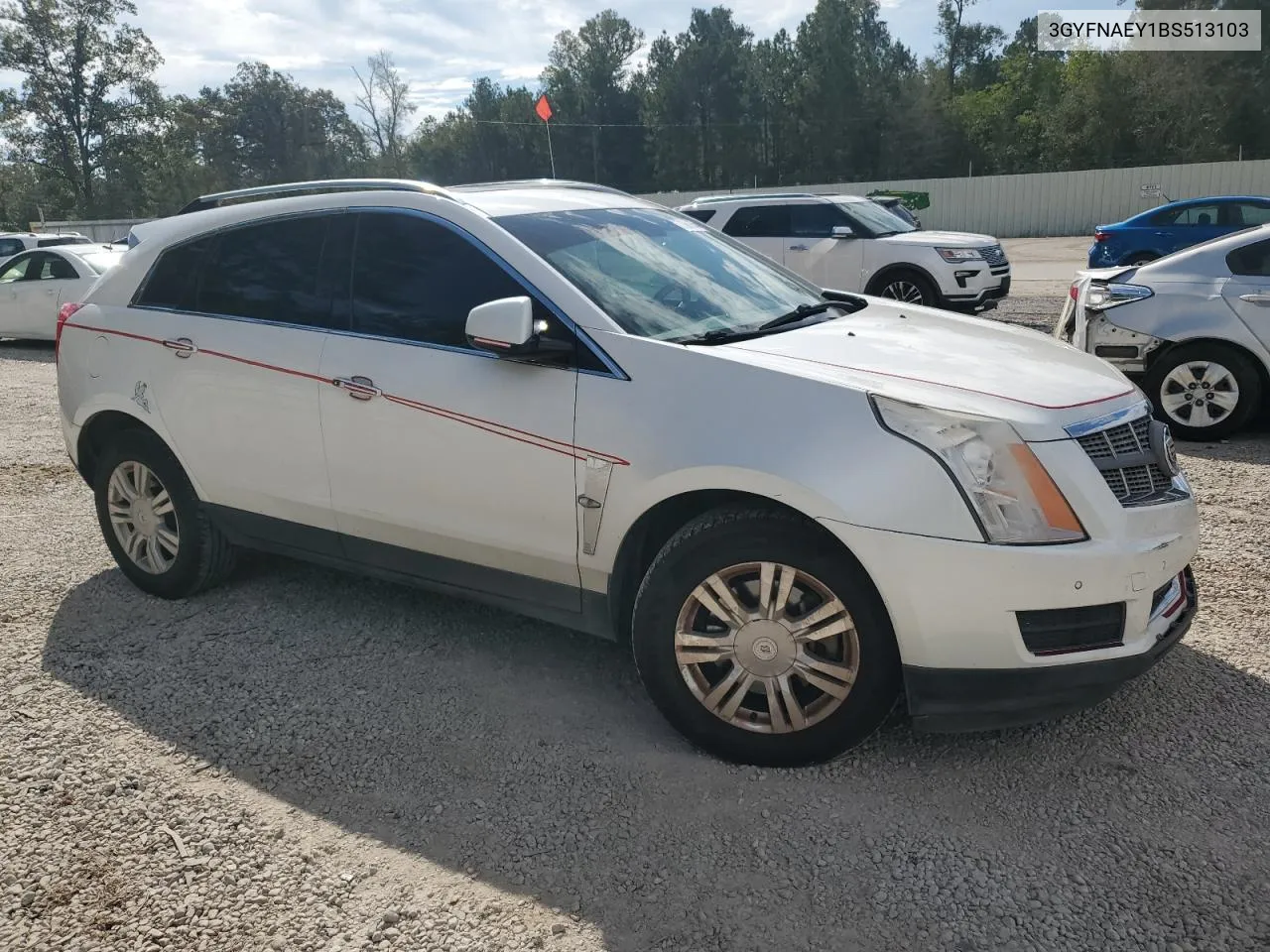 2011 Cadillac Srx Luxury Collection VIN: 3GYFNAEY1BS513103 Lot: 73662564