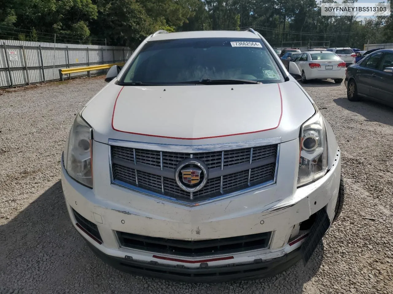 3GYFNAEY1BS513103 2011 Cadillac Srx Luxury Collection