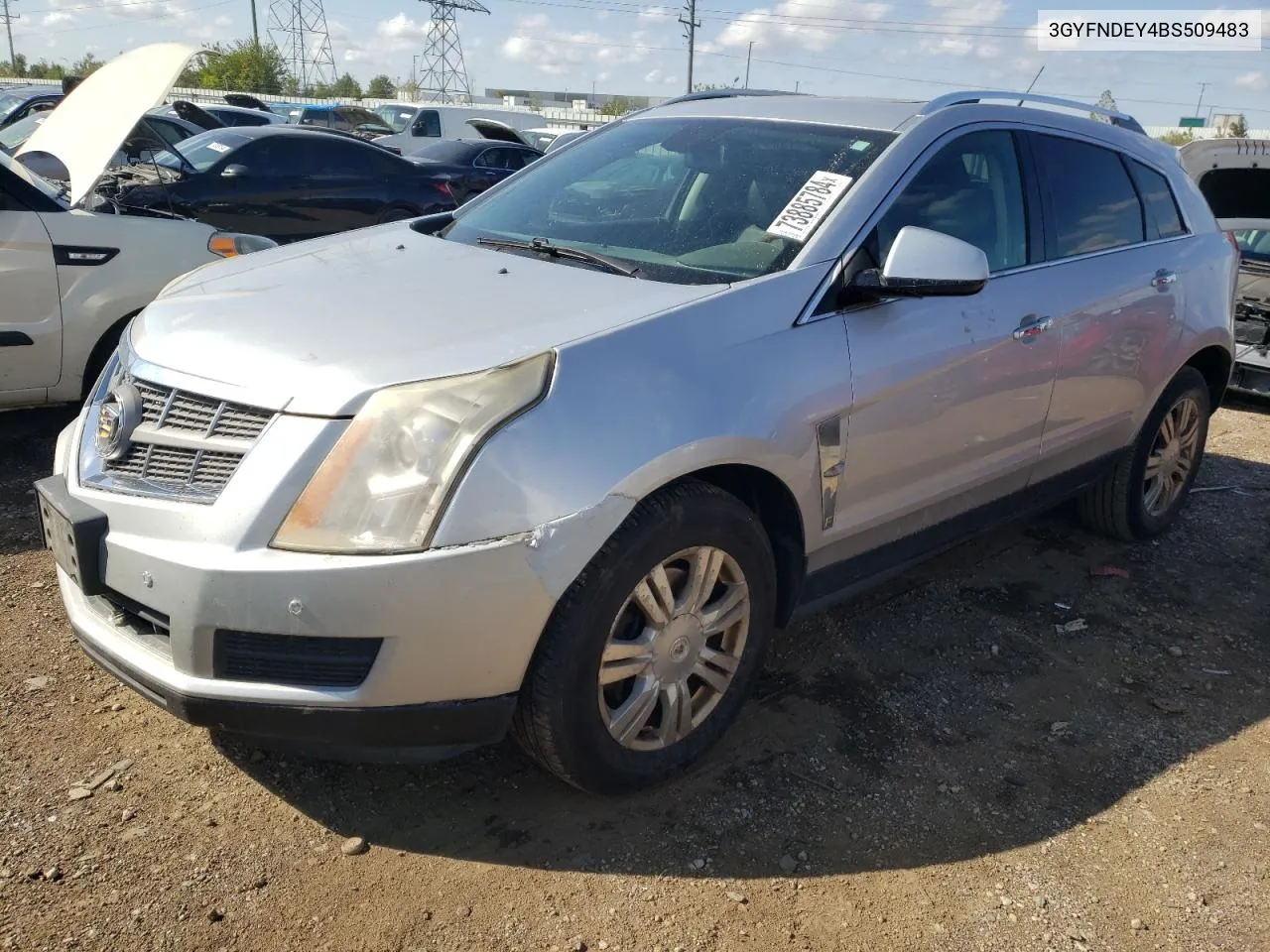 3GYFNDEY4BS509483 2011 Cadillac Srx Luxury Collection