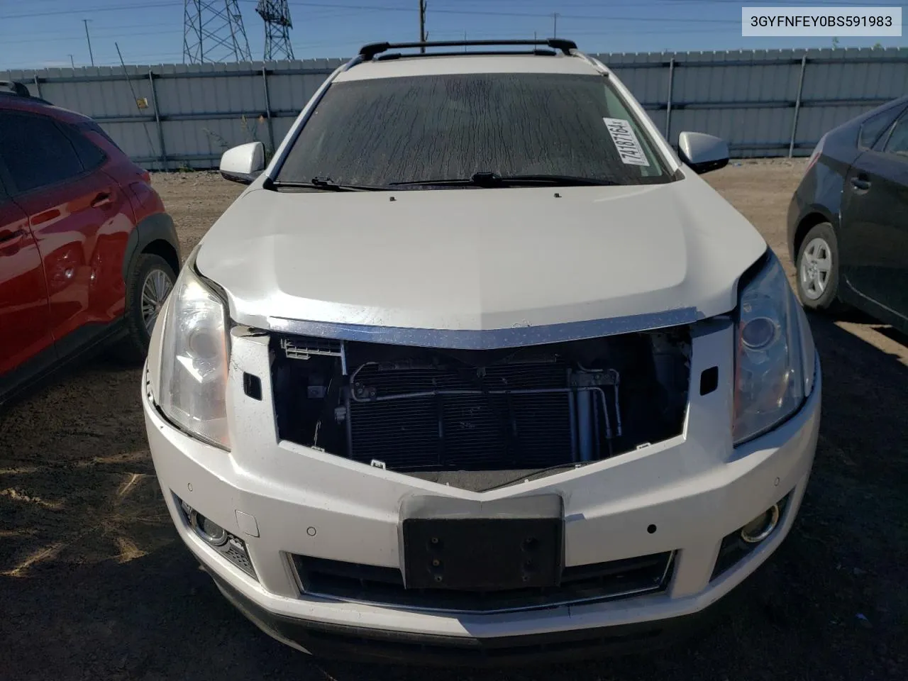 2011 Cadillac Srx Premium Collection VIN: 3GYFNFEY0BS591983 Lot: 74187164