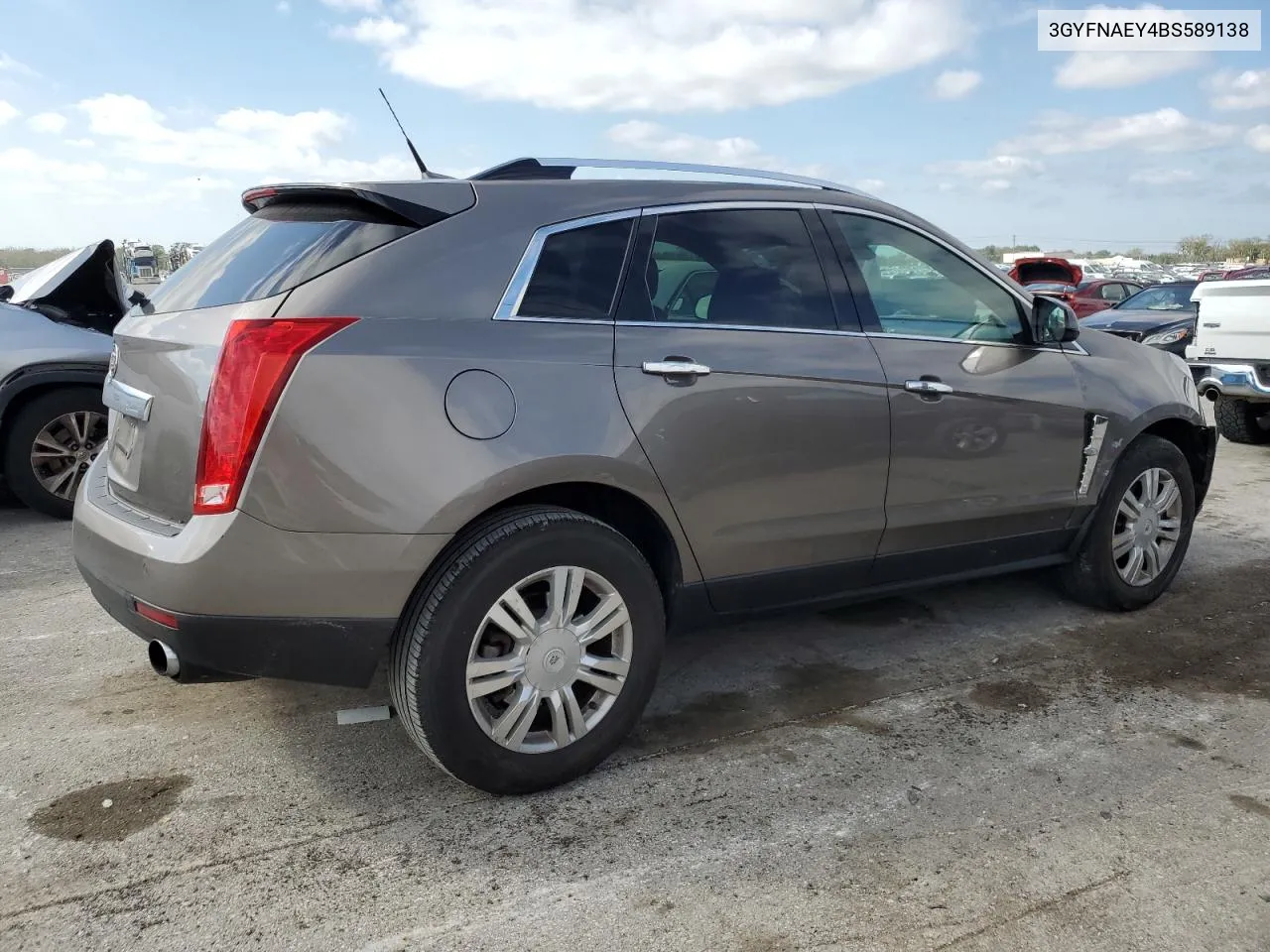 2011 Cadillac Srx Luxury Collection VIN: 3GYFNAEY4BS589138 Lot: 74227754