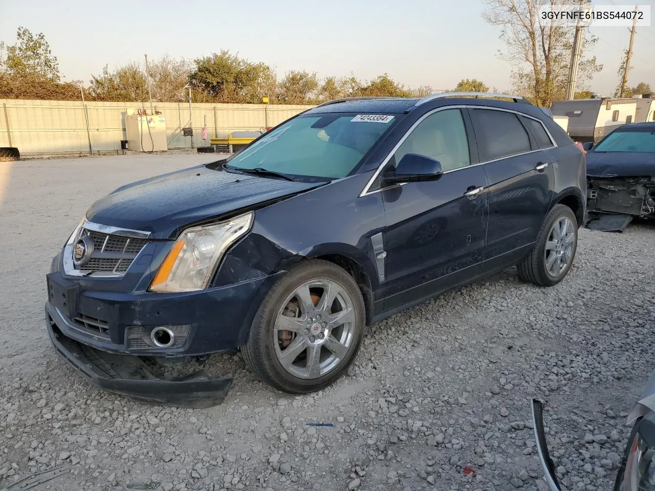 2011 Cadillac Srx Premium Collection VIN: 3GYFNFE61BS544072 Lot: 74243384