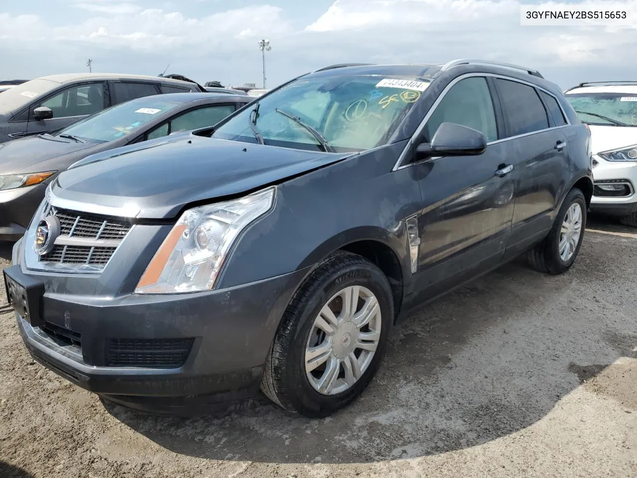 2011 Cadillac Srx Luxury Collection VIN: 3GYFNAEY2BS515653 Lot: 74343404