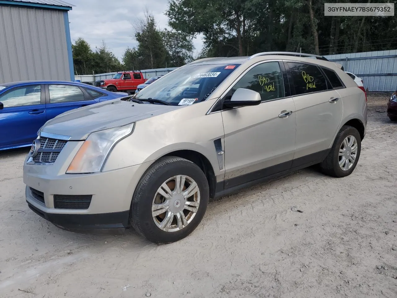 2011 Cadillac Srx Luxury Collection VIN: 3GYFNAEY7BS679352 Lot: 74463034