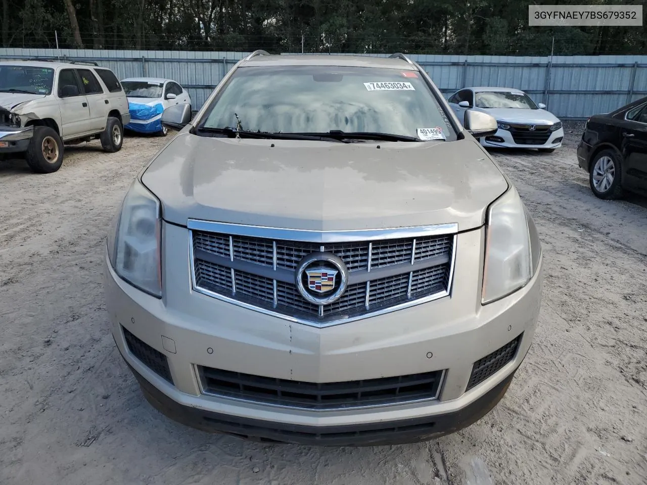 2011 Cadillac Srx Luxury Collection VIN: 3GYFNAEY7BS679352 Lot: 74463034