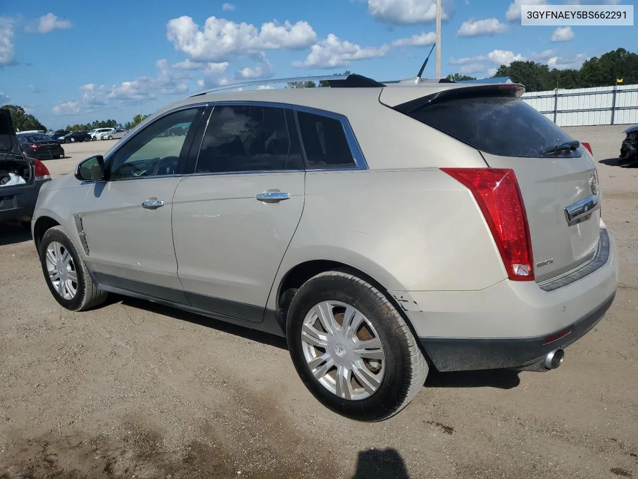 2011 Cadillac Srx Luxury Collection VIN: 3GYFNAEY5BS662291 Lot: 74484924