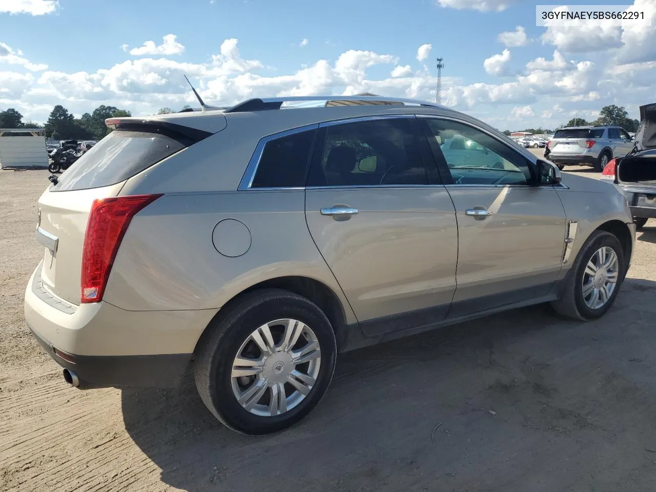 2011 Cadillac Srx Luxury Collection VIN: 3GYFNAEY5BS662291 Lot: 74484924