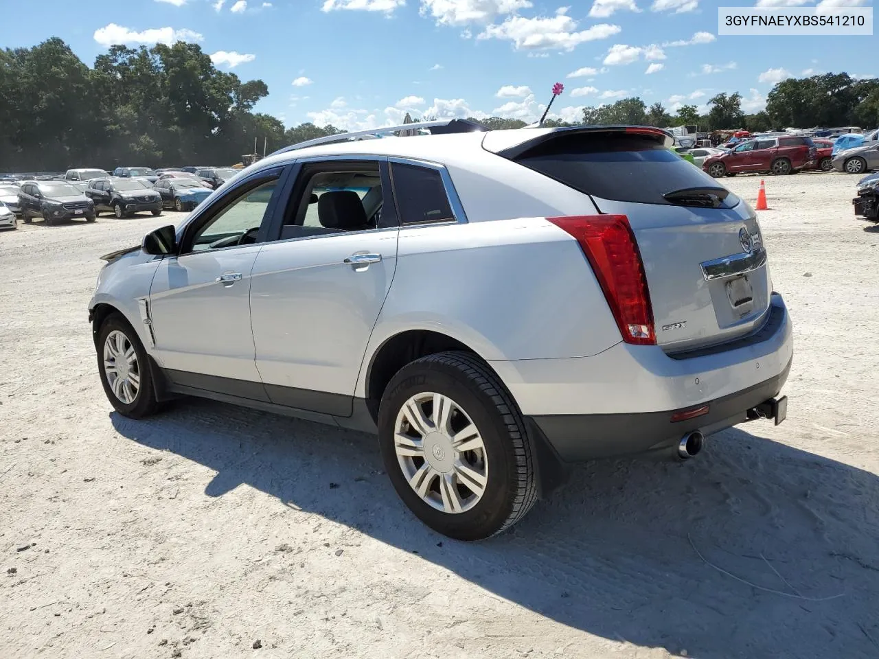 3GYFNAEYXBS541210 2011 Cadillac Srx Luxury Collection