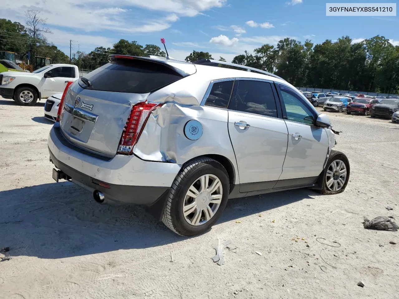 2011 Cadillac Srx Luxury Collection VIN: 3GYFNAEYXBS541210 Lot: 74549074