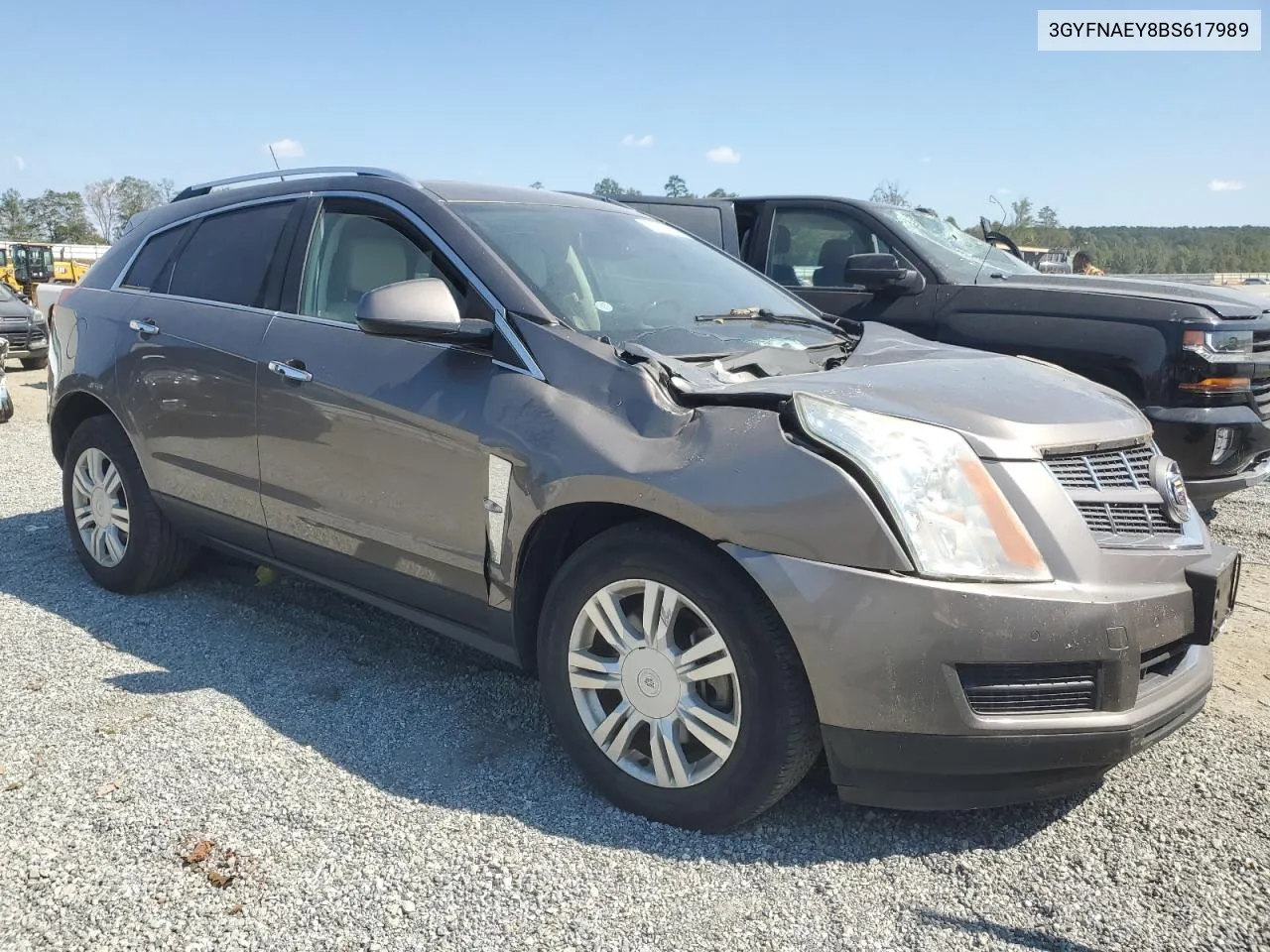 2011 Cadillac Srx Luxury Collection VIN: 3GYFNAEY8BS617989 Lot: 74587874