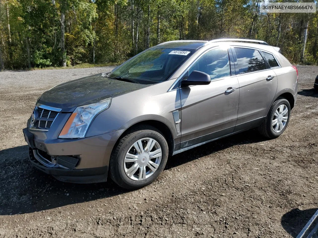 2011 Cadillac Srx Luxury Collection VIN: 3GYFNAEY4BS666476 Lot: 74615854