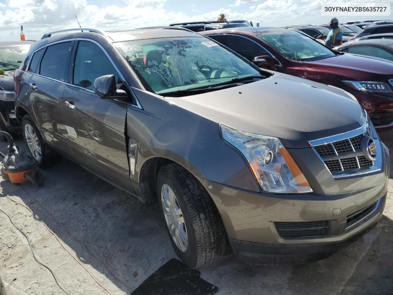 2011 Cadillac Srx Luxury Collection VIN: 3GYFNAEY2BS635727 Lot: 74657764