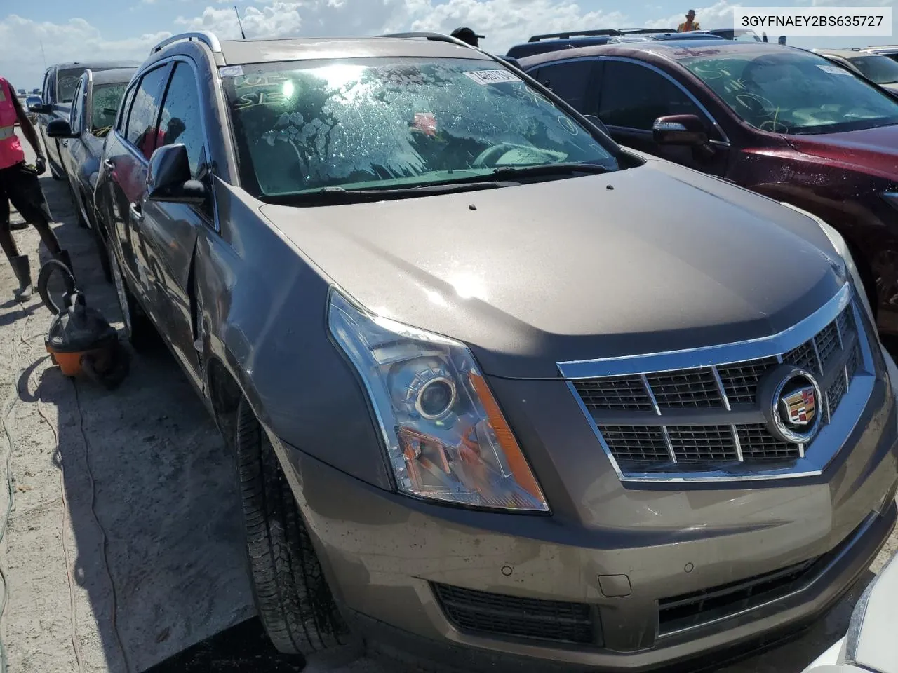 2011 Cadillac Srx Luxury Collection VIN: 3GYFNAEY2BS635727 Lot: 74657764