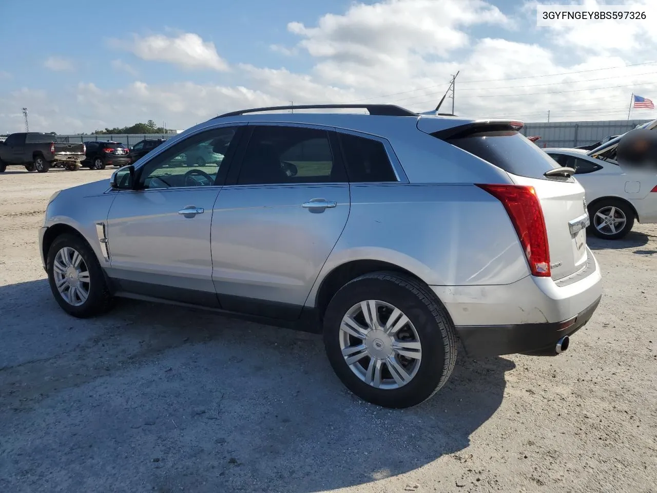 2011 Cadillac Srx VIN: 3GYFNGEY8BS597326 Lot: 74707024