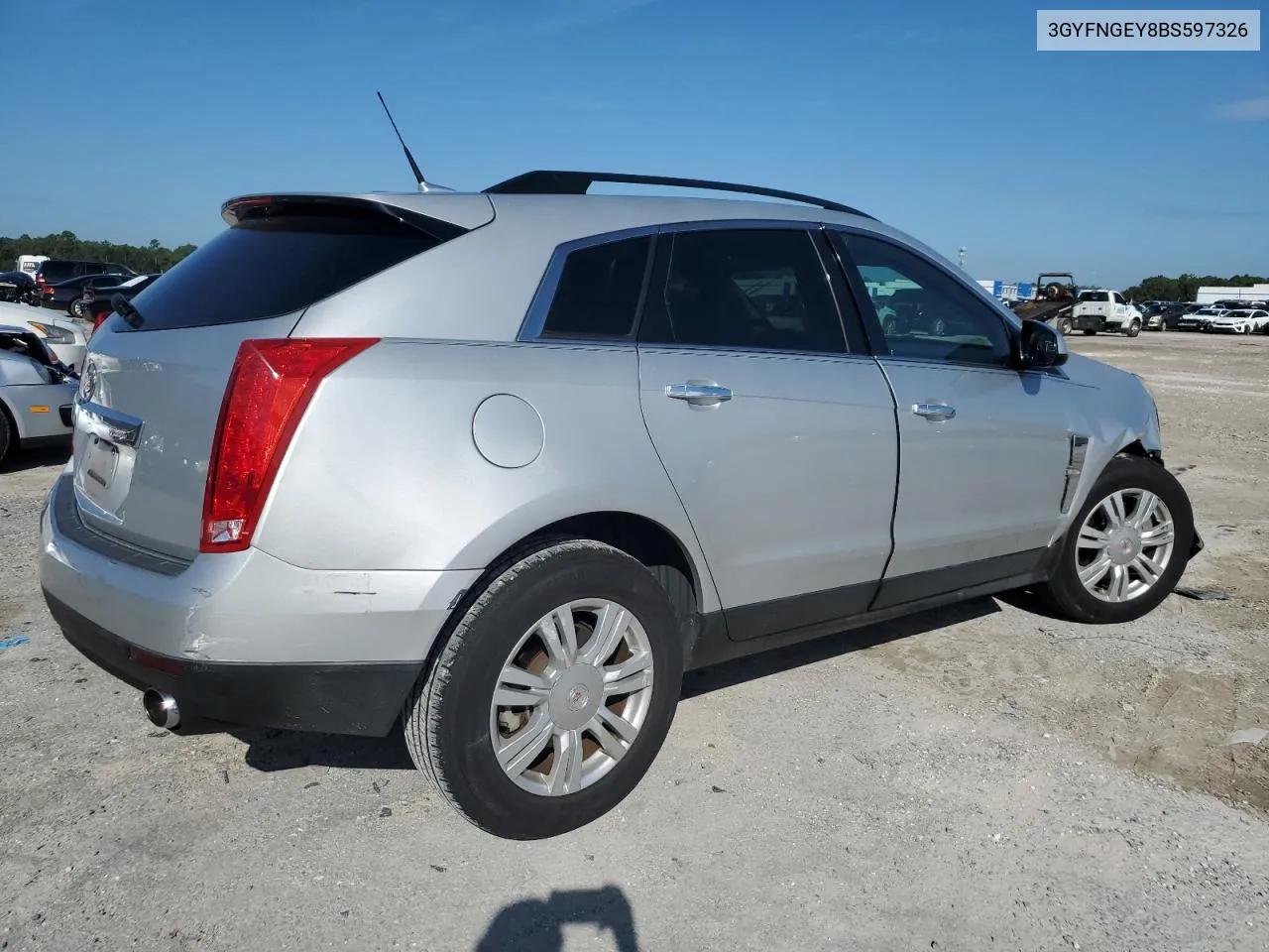 2011 Cadillac Srx VIN: 3GYFNGEY8BS597326 Lot: 74707024