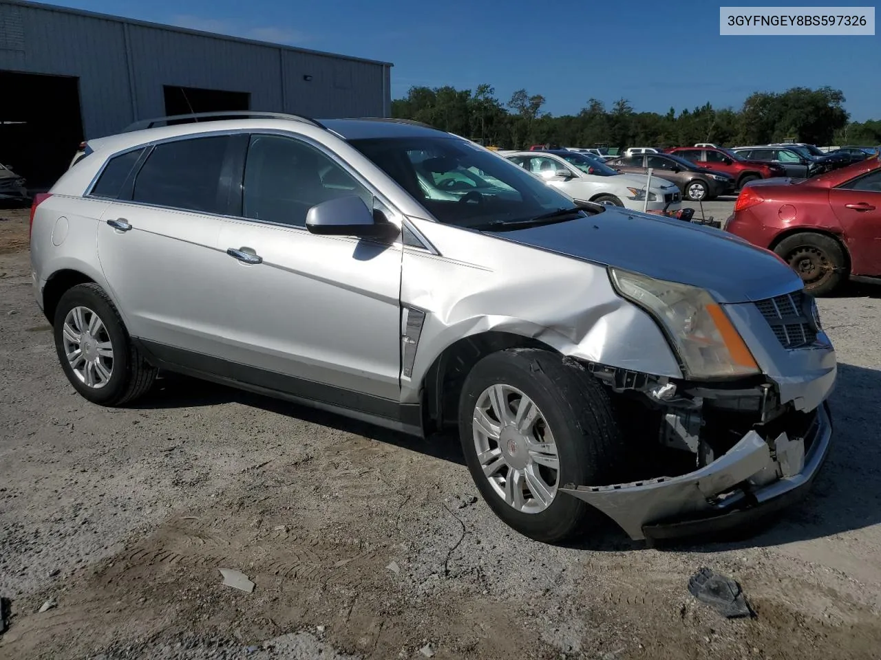 2011 Cadillac Srx VIN: 3GYFNGEY8BS597326 Lot: 74707024