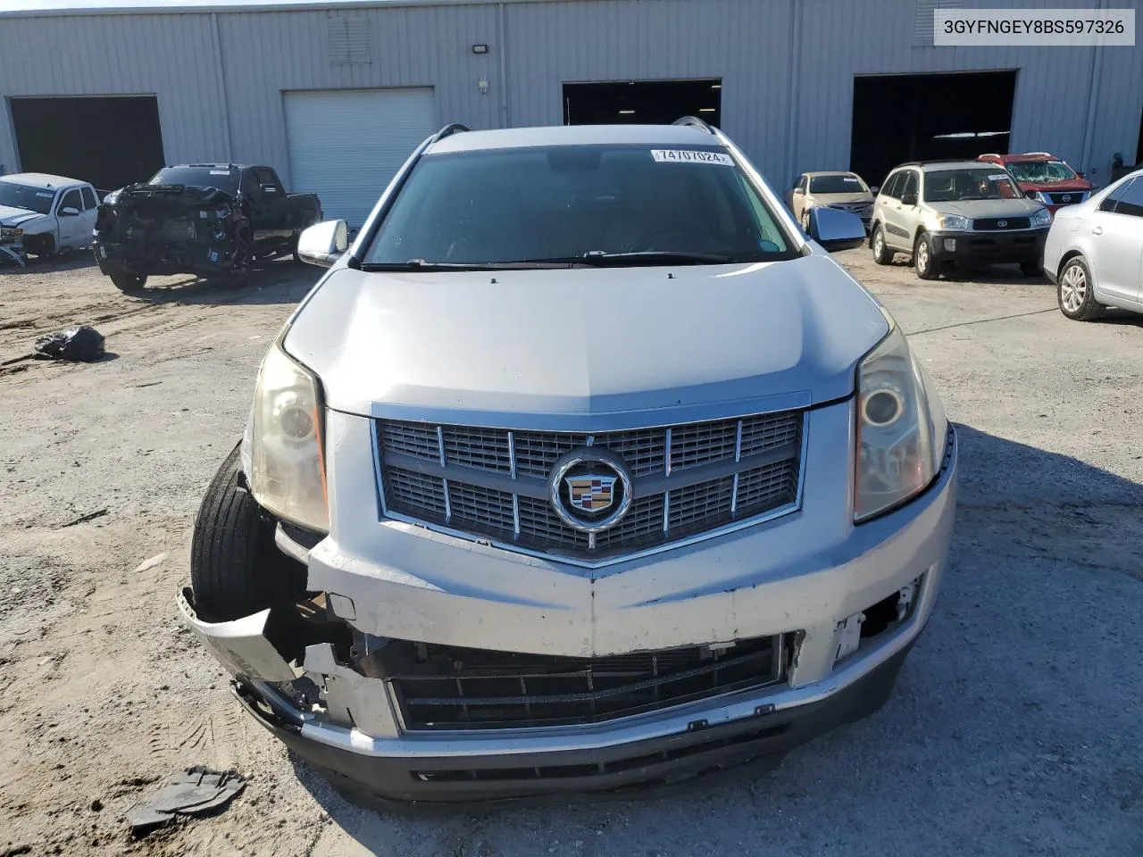 2011 Cadillac Srx VIN: 3GYFNGEY8BS597326 Lot: 74707024