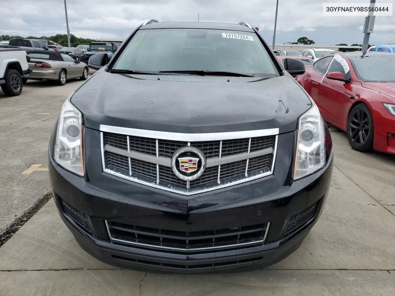 2011 Cadillac Srx Luxury Collection VIN: 3GYFNAEY9BS560444 Lot: 74757264