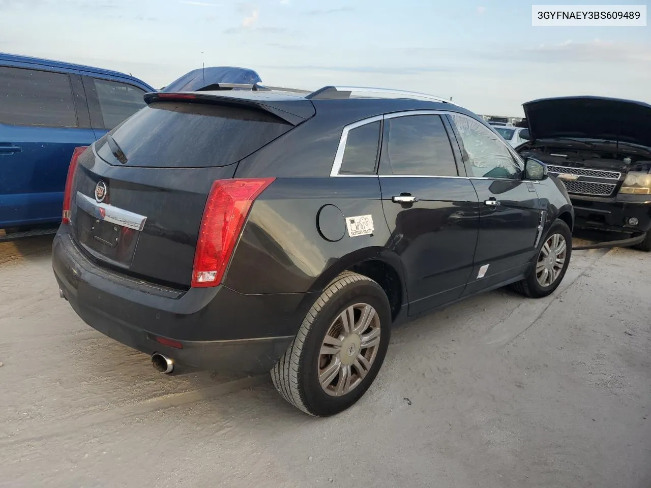 3GYFNAEY3BS609489 2011 Cadillac Srx Luxury Collection