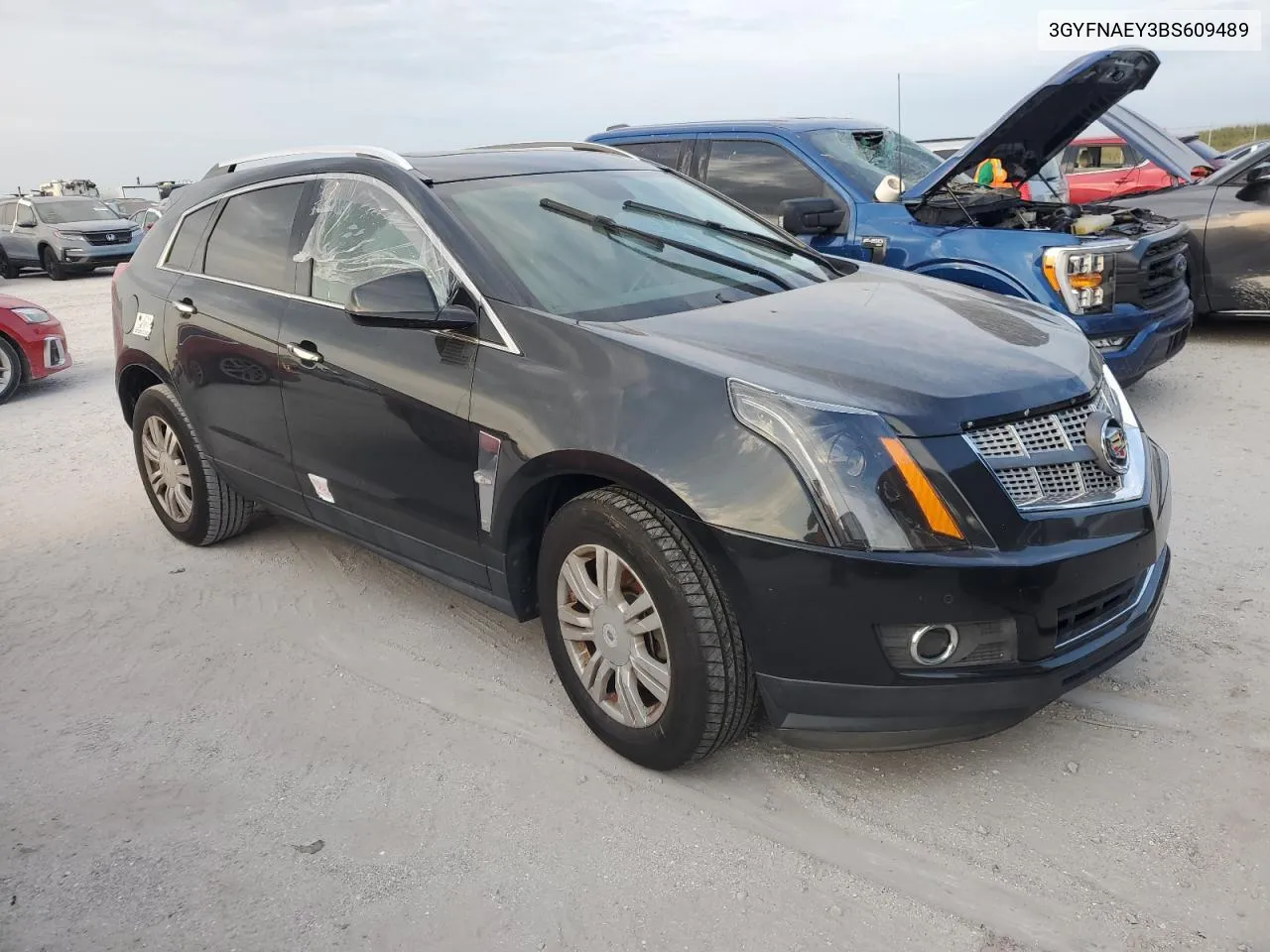 3GYFNAEY3BS609489 2011 Cadillac Srx Luxury Collection