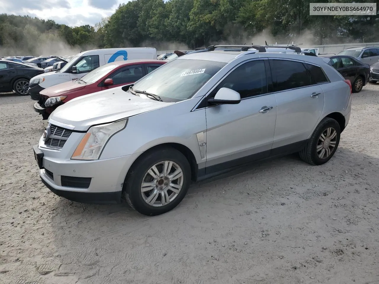 2011 Cadillac Srx Luxury Collection VIN: 3GYFNDEY0BS664970 Lot: 74978864