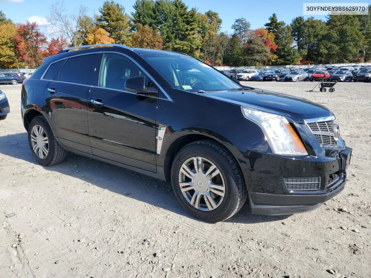 2011 Cadillac Srx Luxury Collection VIN: 3GYFNDEY3BS625970 Lot: 75001734