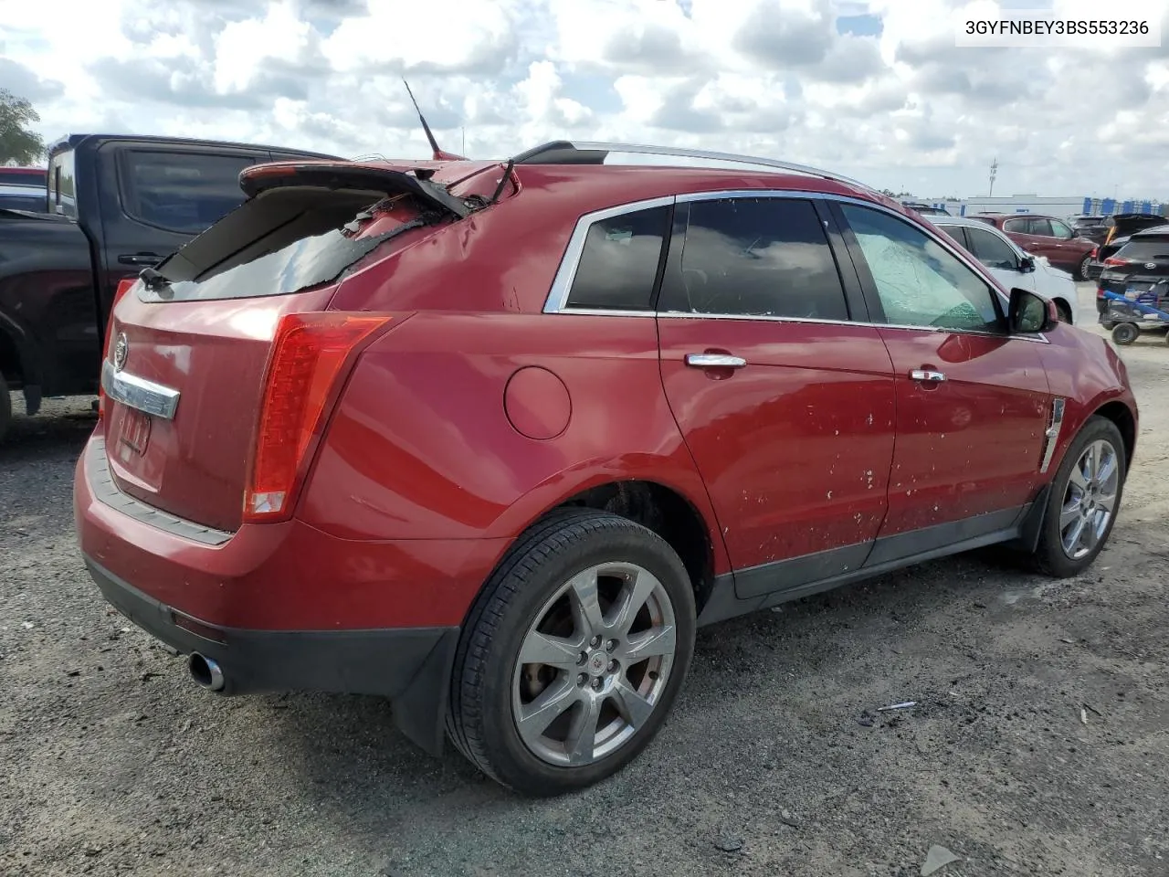 2011 Cadillac Srx Performance Collection VIN: 3GYFNBEY3BS553236 Lot: 75013754