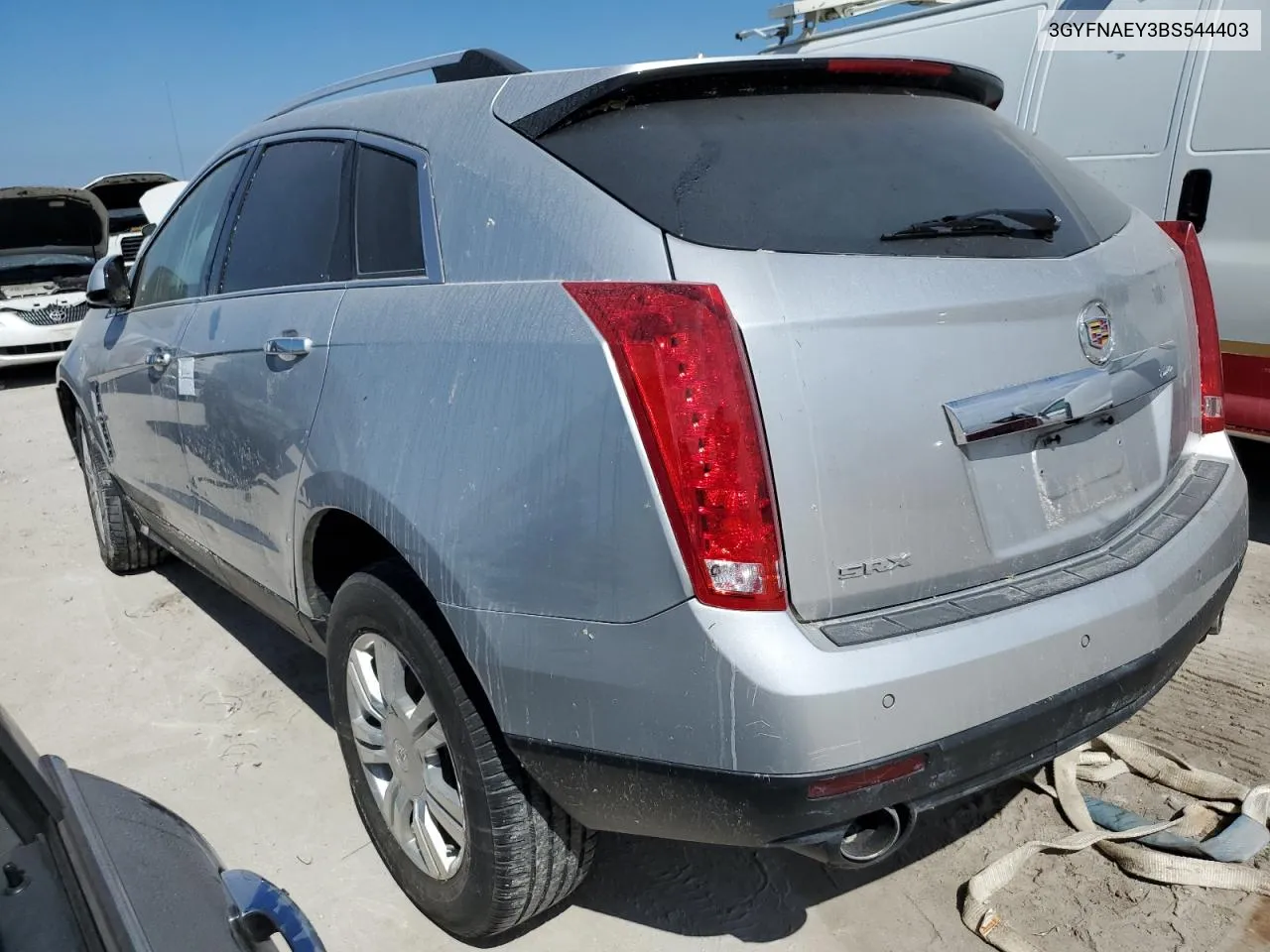 2011 Cadillac Srx Luxury Collection VIN: 3GYFNAEY3BS544403 Lot: 75015284