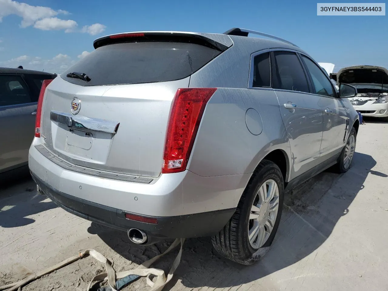 2011 Cadillac Srx Luxury Collection VIN: 3GYFNAEY3BS544403 Lot: 75015284