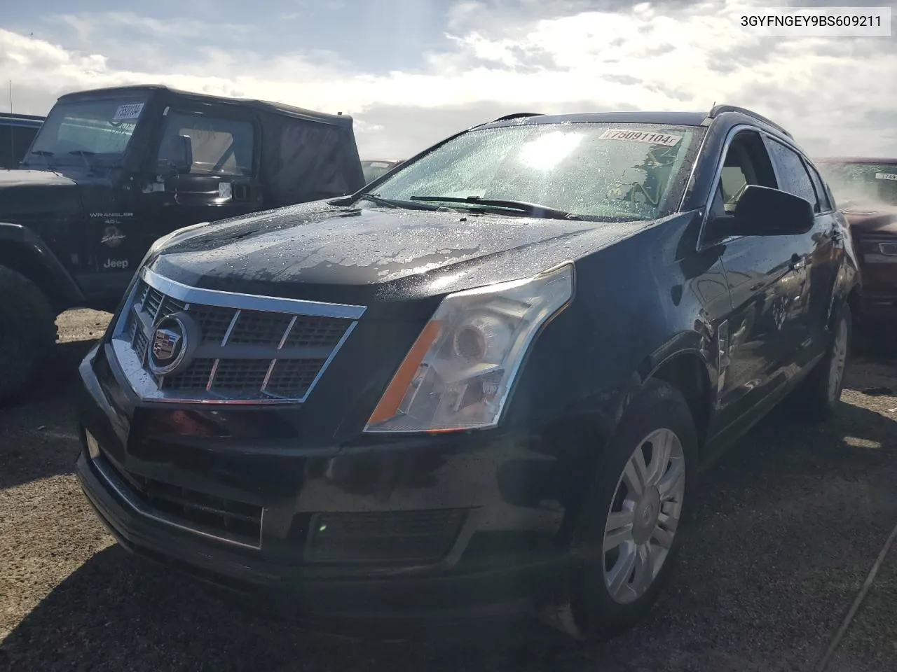 2011 Cadillac Srx VIN: 3GYFNGEY9BS609211 Lot: 75091104