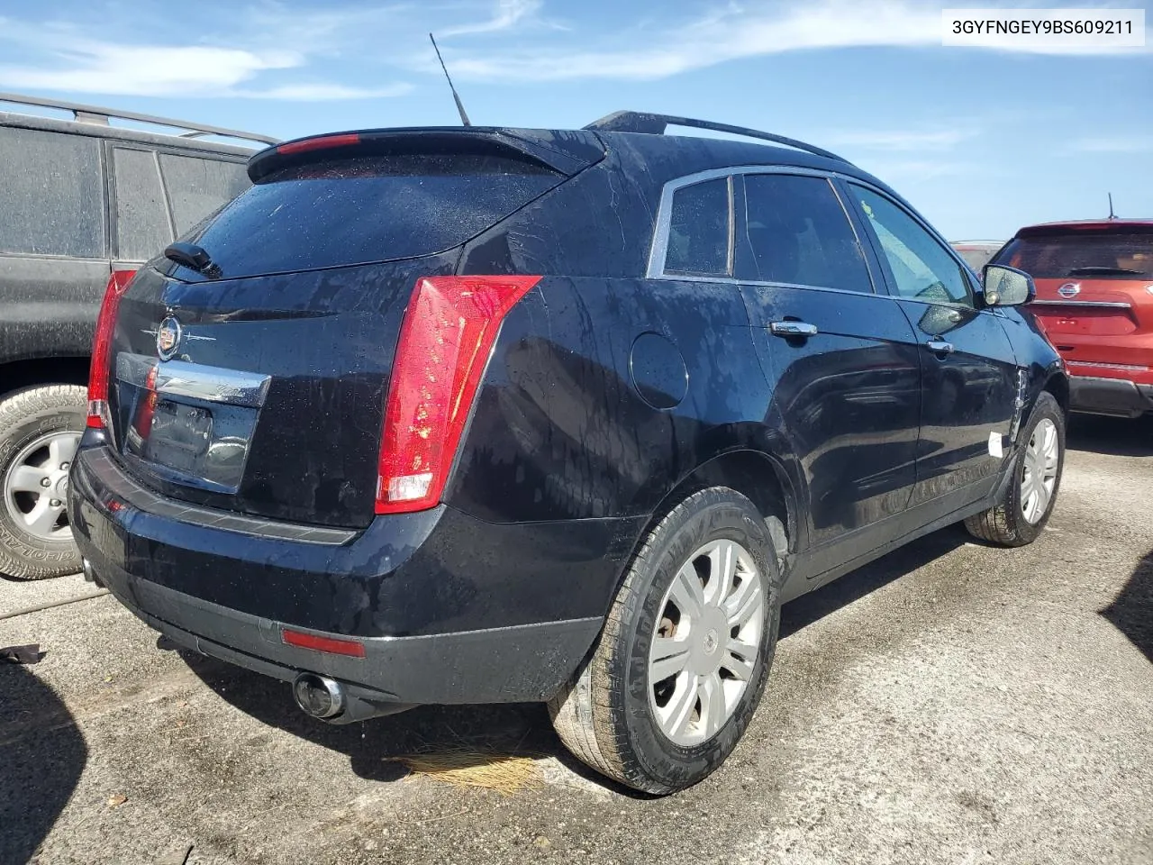 2011 Cadillac Srx VIN: 3GYFNGEY9BS609211 Lot: 75091104