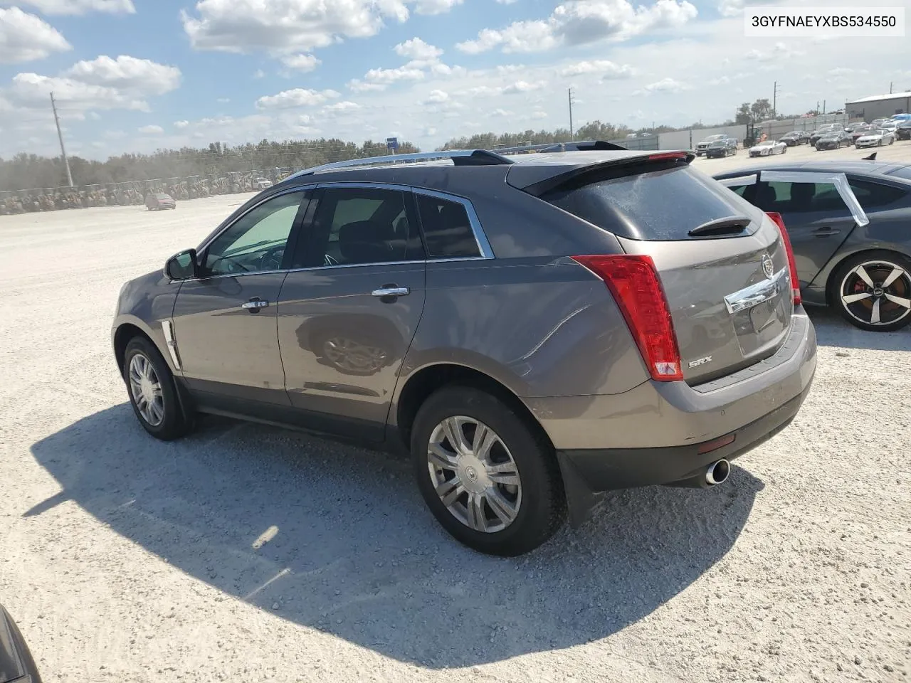 2011 Cadillac Srx Luxury Collection VIN: 3GYFNAEYXBS534550 Lot: 75132284