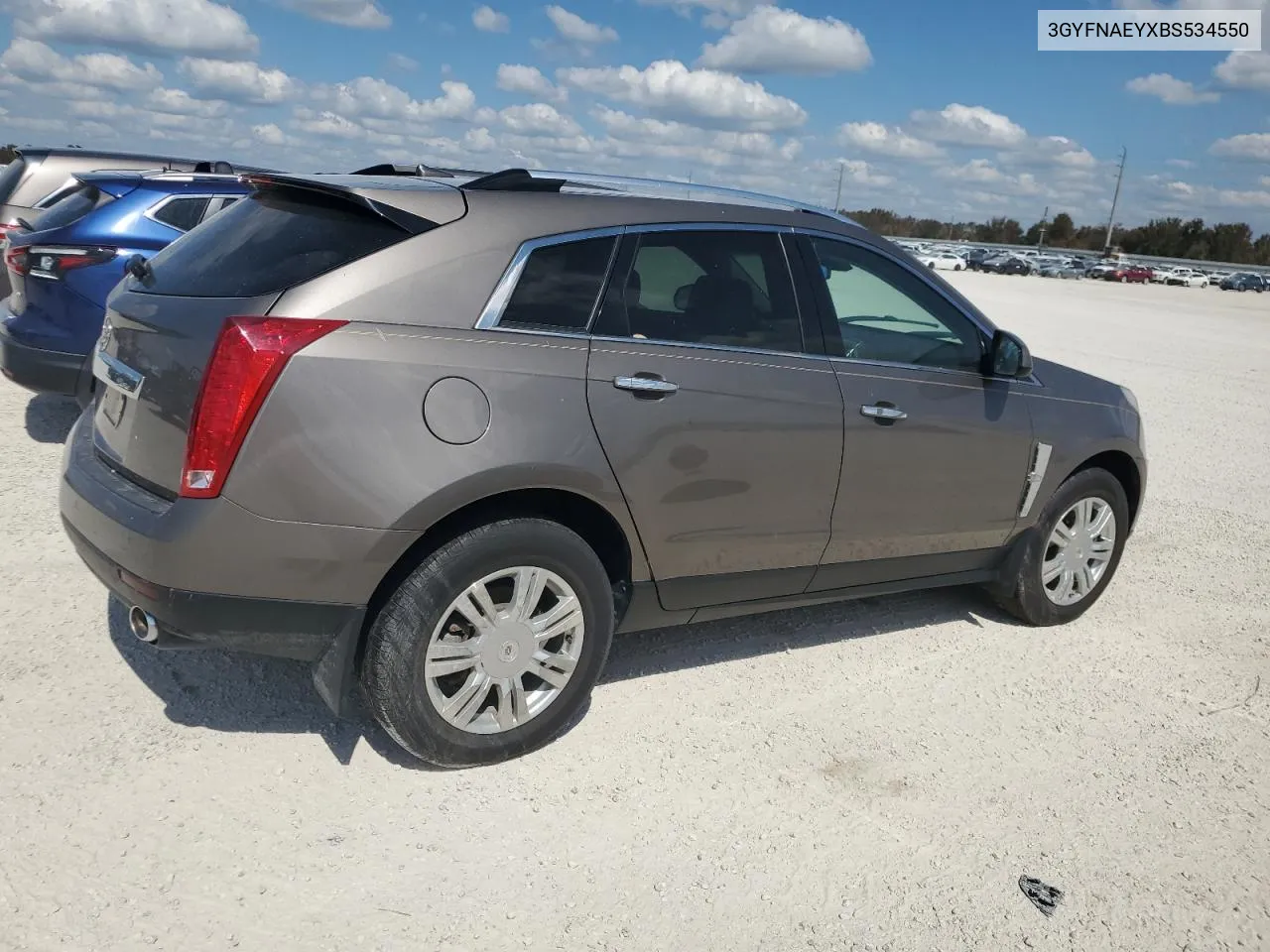 2011 Cadillac Srx Luxury Collection VIN: 3GYFNAEYXBS534550 Lot: 75132284