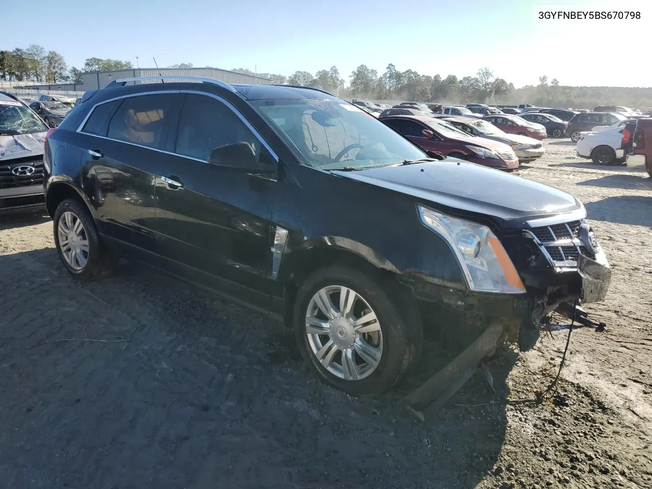 2011 Cadillac Srx Performance Collection VIN: 3GYFNBEY5BS670798 Lot: 75390764