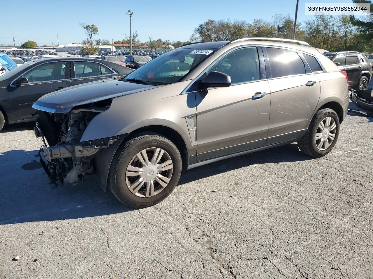 2011 Cadillac Srx VIN: 3GYFNGEY9BS662944 Lot: 75674574