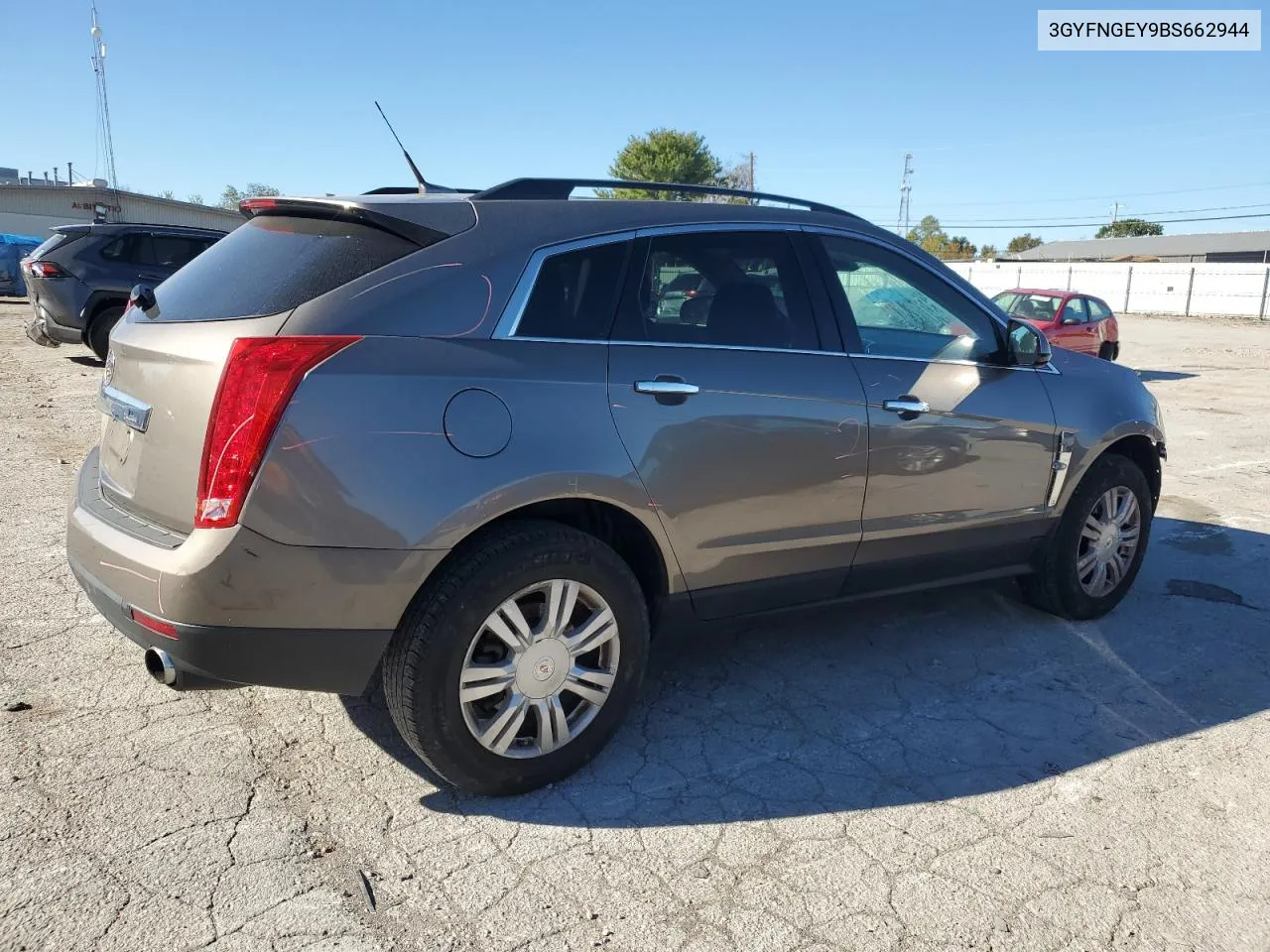 2011 Cadillac Srx VIN: 3GYFNGEY9BS662944 Lot: 75674574