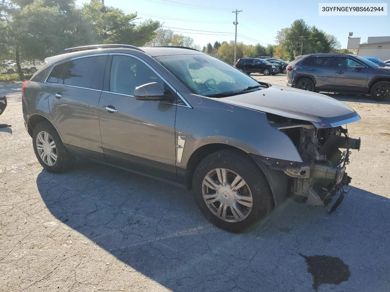 2011 Cadillac Srx VIN: 3GYFNGEY9BS662944 Lot: 75674574