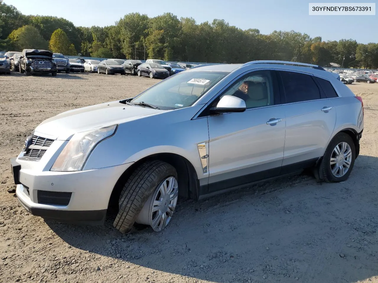 2011 Cadillac Srx Luxury Collection VIN: 3GYFNDEY7BS673391 Lot: 75694674