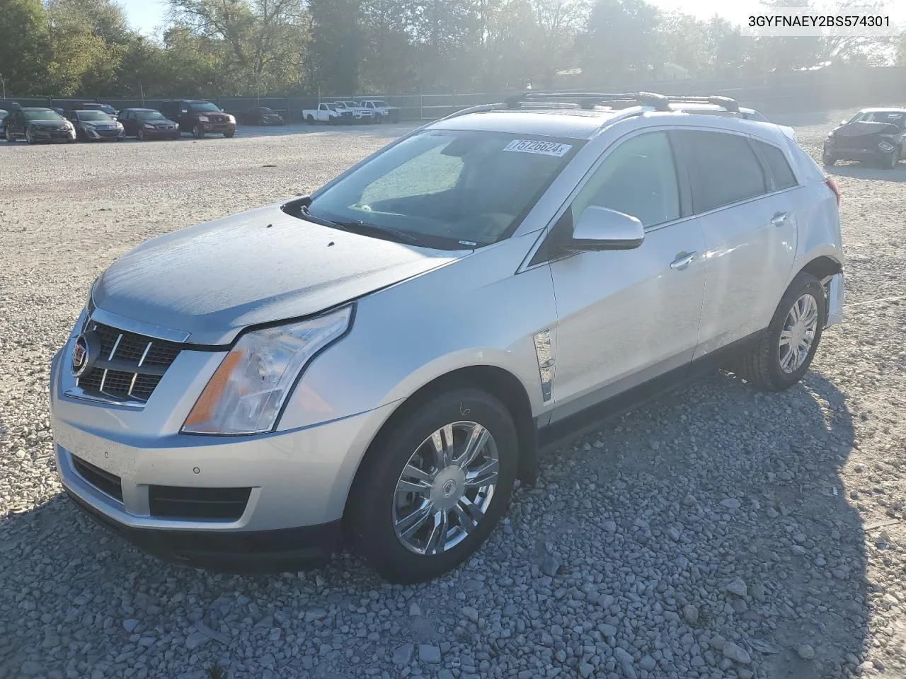 2011 Cadillac Srx Luxury Collection VIN: 3GYFNAEY2BS574301 Lot: 75726624