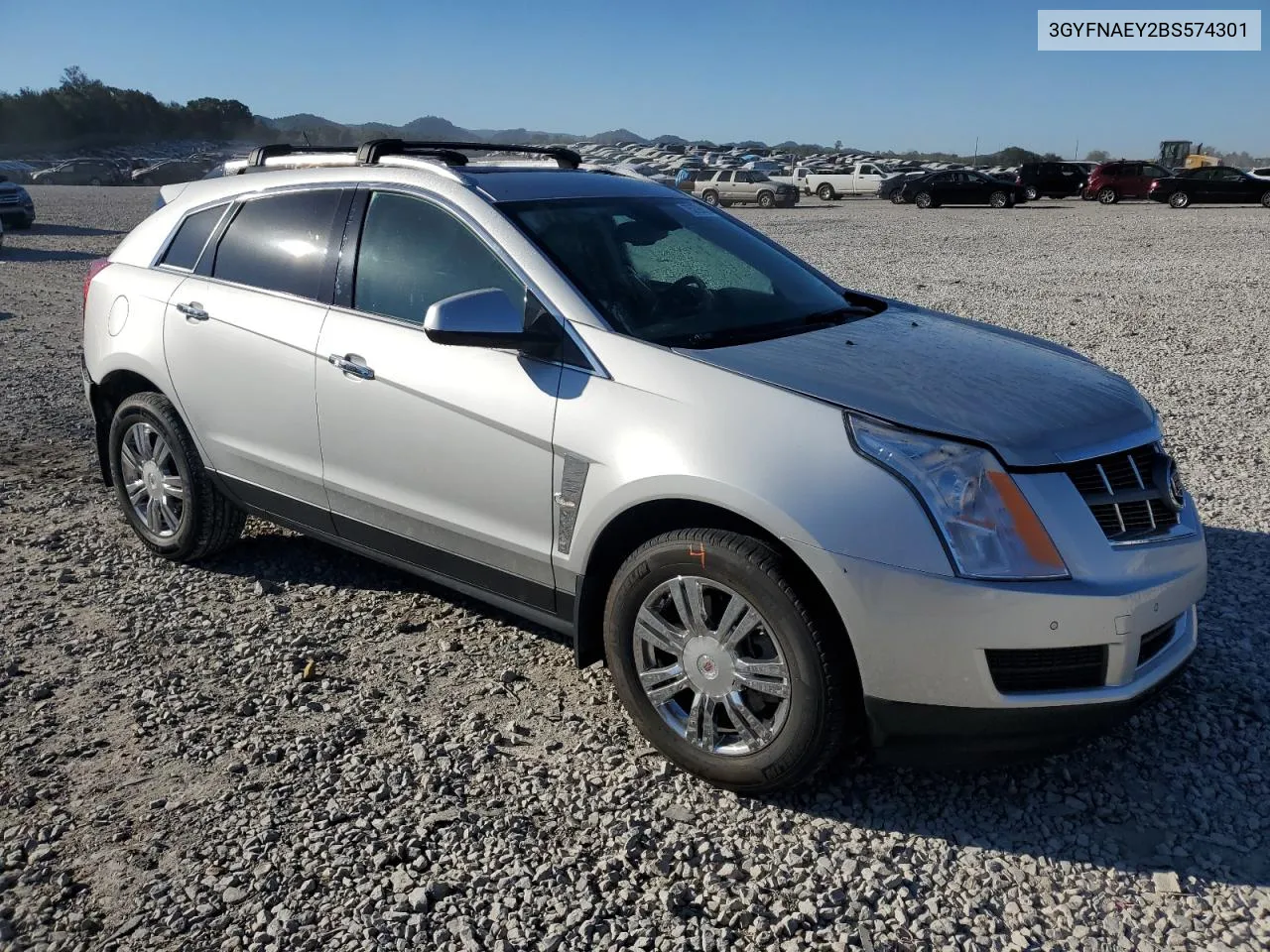 2011 Cadillac Srx Luxury Collection VIN: 3GYFNAEY2BS574301 Lot: 75726624