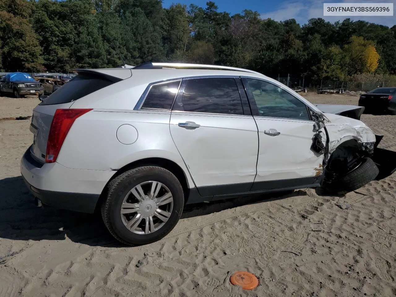 2011 Cadillac Srx Luxury Collection VIN: 3GYFNAEY3BS569396 Lot: 75984524