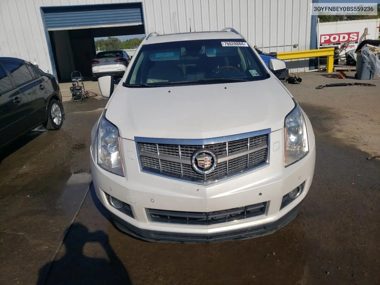 3GYFNBEY0BS559236 2011 Cadillac Srx Performance Collection