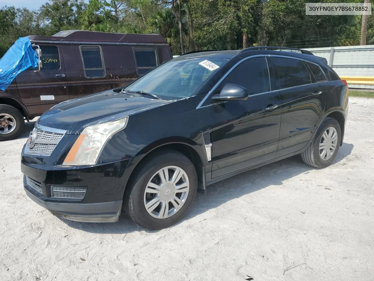 2011 Cadillac Srx VIN: 3GYFNGEY7BS678852 Lot: 76130494