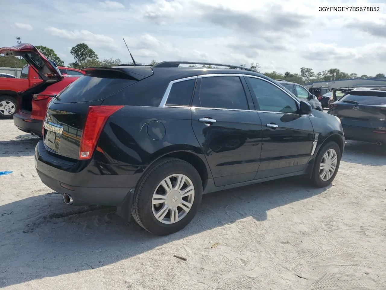 3GYFNGEY7BS678852 2011 Cadillac Srx