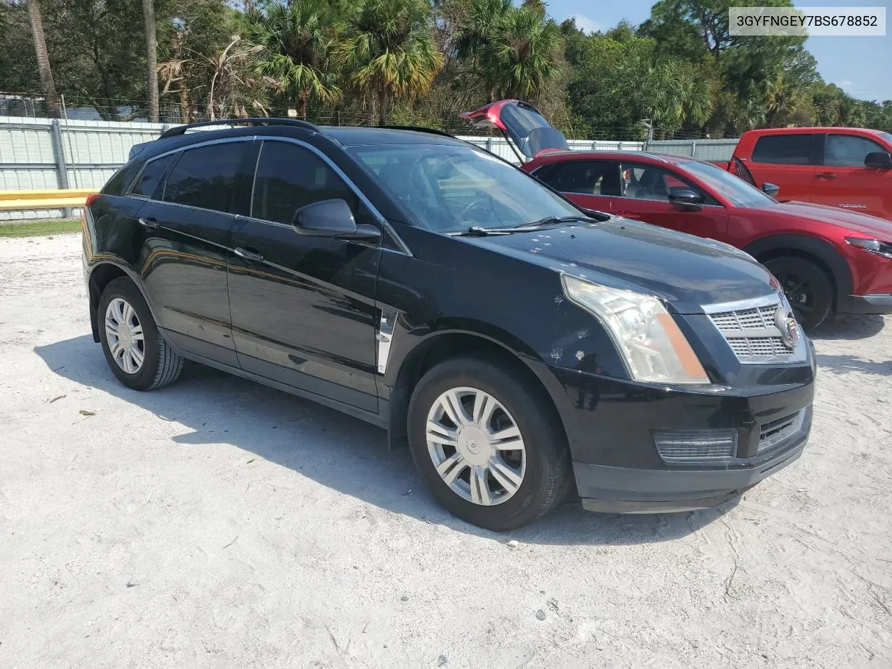 2011 Cadillac Srx VIN: 3GYFNGEY7BS678852 Lot: 76130494