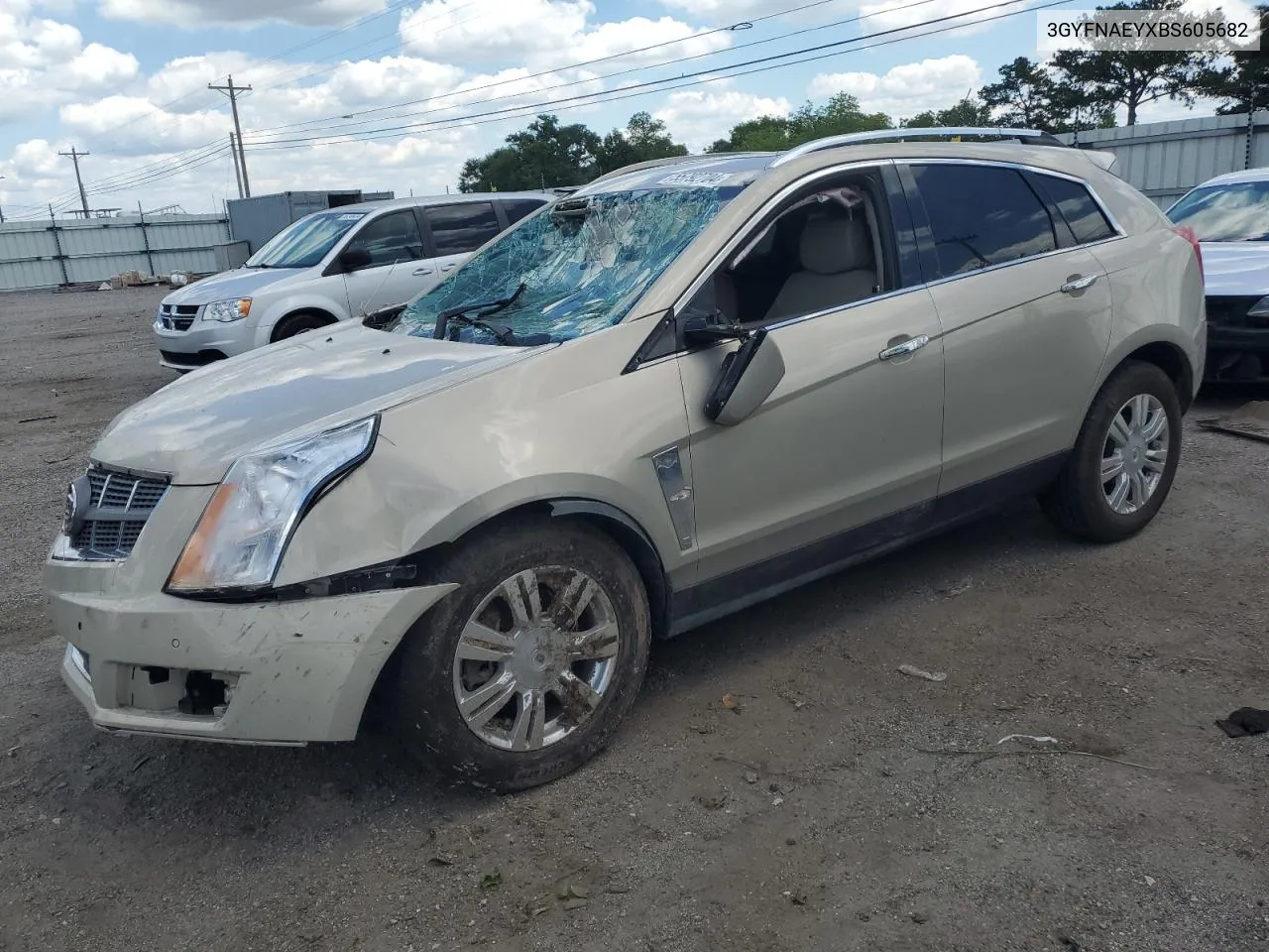 2011 Cadillac Srx Luxury Collection VIN: 3GYFNAEYXBS605682 Lot: 76131414