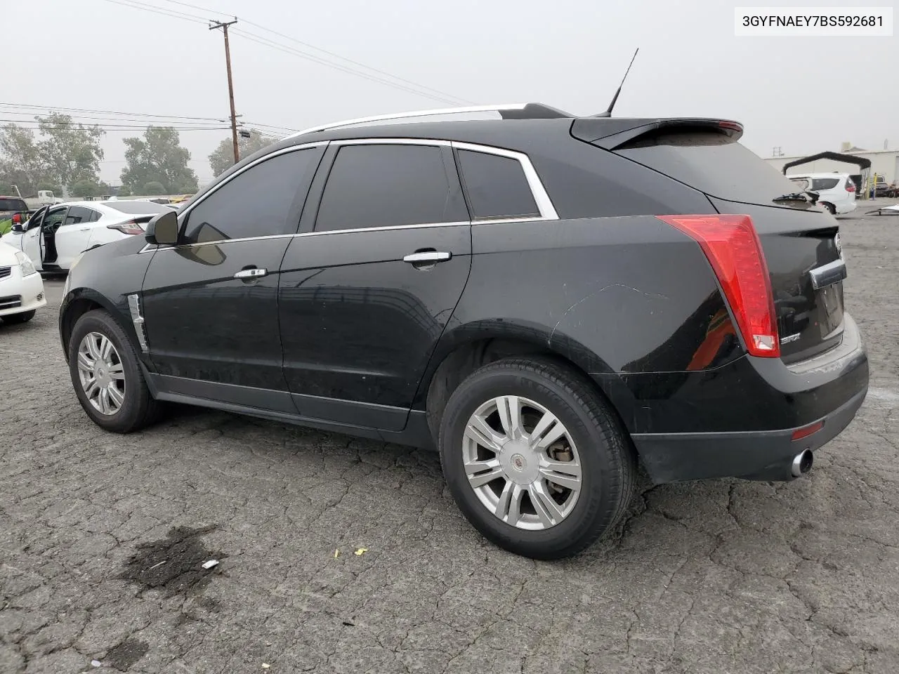 2011 Cadillac Srx Luxury Collection VIN: 3GYFNAEY7BS592681 Lot: 76167244