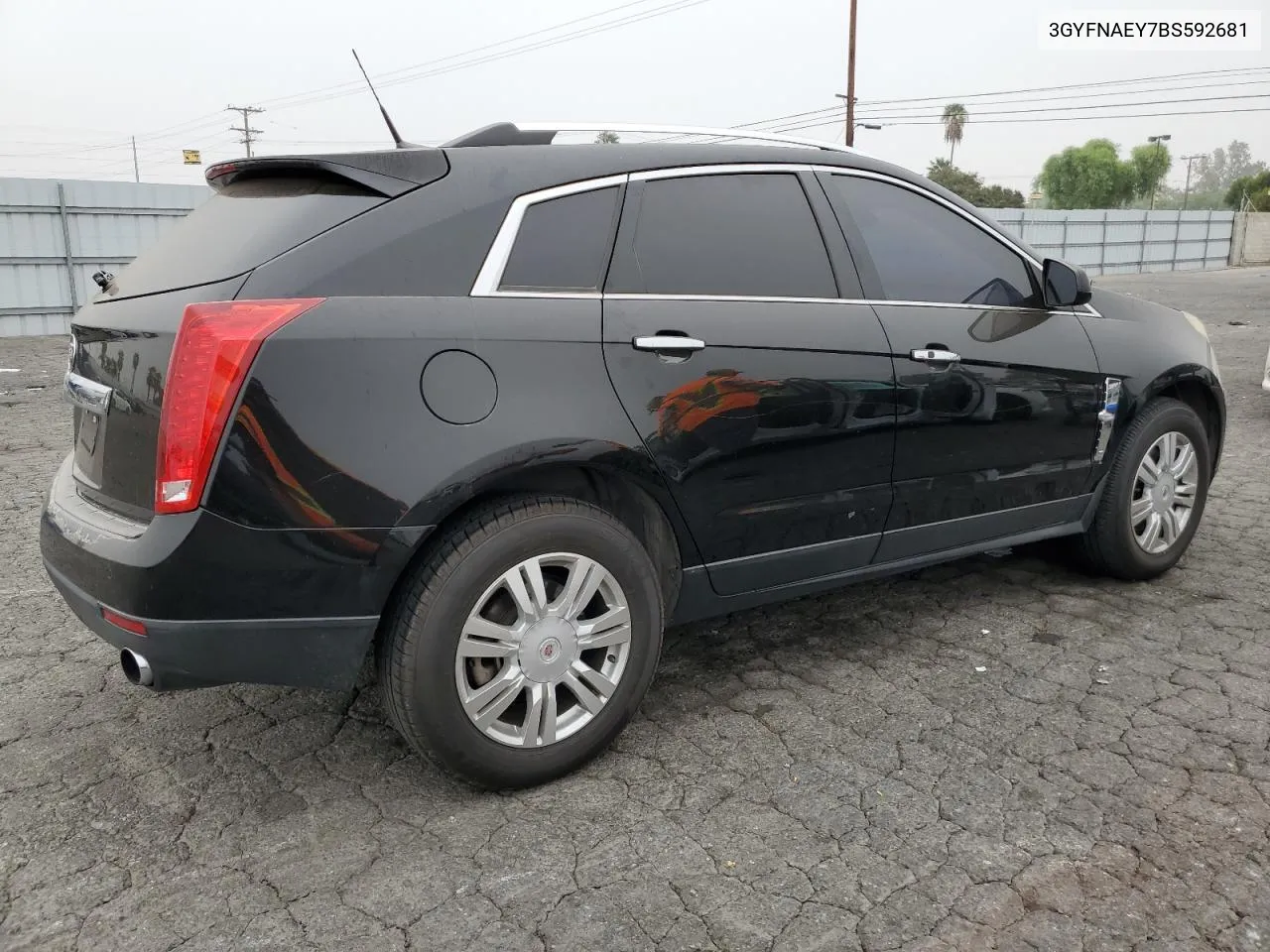 2011 Cadillac Srx Luxury Collection VIN: 3GYFNAEY7BS592681 Lot: 76167244