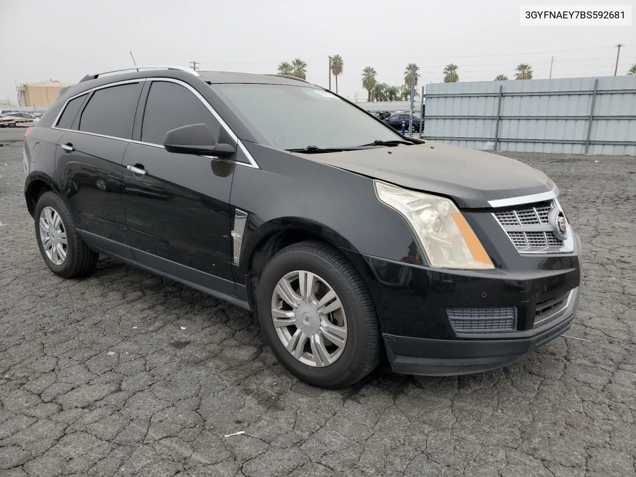 3GYFNAEY7BS592681 2011 Cadillac Srx Luxury Collection